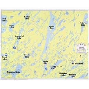  Fisher BWCA/Quetico Canoe Map Number 18