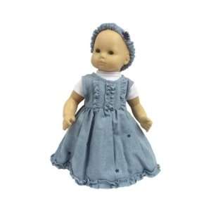    American Girl Doll Clothes Denim Dress for Bitty Baby Toys & Games