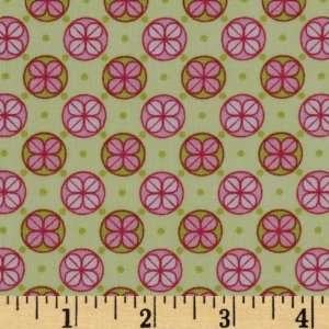   Mezzanine Clover Dot Leaf Fabric By The Yard Arts, Crafts & Sewing