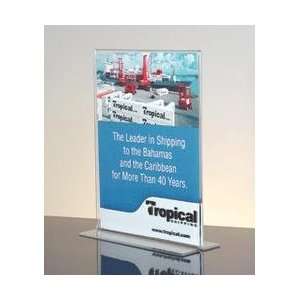   11X17    Side Loading Countertop Sign Holder, 11x 17