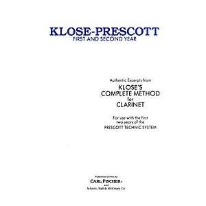 Klose Prescott First and Second Year Musical Instruments