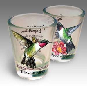  Hummingbird Shot Glass Set