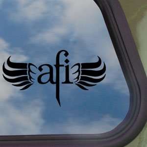  AFI Black Decal A Fire Inside Punk Band Window Sticker 