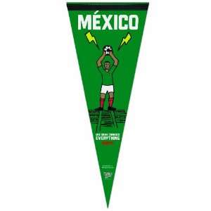  ESPN Mexico World Cup 12 by 30 inch Pennant Sports 
