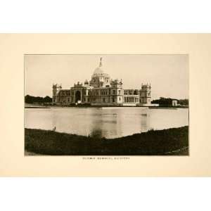  1929 Print Victoria Memorial Hall Calcutta Kolkata India 