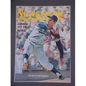  Sandy Koufax Los Angeles Dodgers October 11 1965 Newsweek 