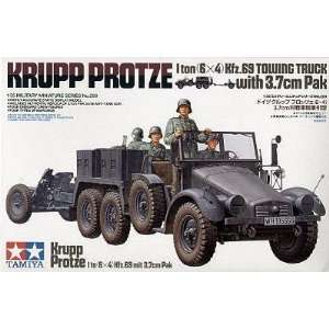  Krupp Protze with 3.7. CM Pak 1 35 Tamiya Toys & Games