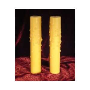  Golden Rod Beeswax Candle Covers (11 sizes), medium base 