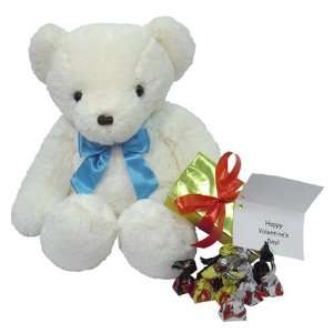   Red, Pink or Blue Bow, Box of Chocolates, and Gift Note Toys & Games