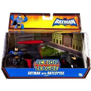   Brave and the Bold Action League Batman with Batcopter Toys & Games