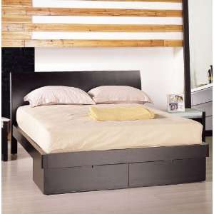    Double Storage Bed by Mobital   Oak Wenge (Loft BD)