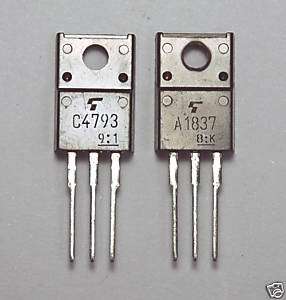 pair PNP NPN Complement Transistor 2SA1837 2SC4793  