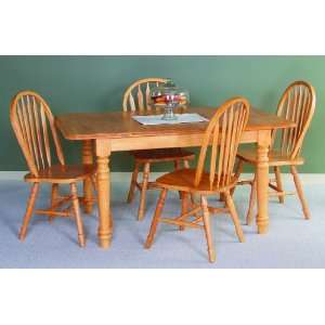  Sunset Trading Butterfly Leaf Dining Table Dining Room Set 