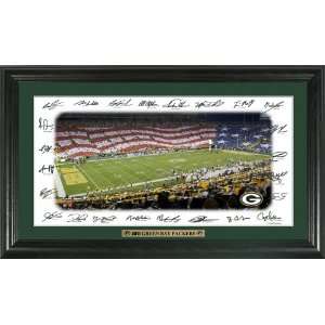  2011 Green Bay Packers Framed Commemorative