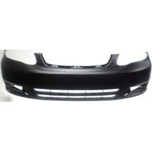 TKY TY04193BD DK1 Toyota Corolla Primed Black Replacement Front Bumper 