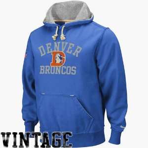  Reebok Denver Broncos Mens Vintage Hooded Sweatshirt 