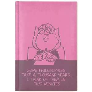 Peanuts Sally Quote Pink Journal Diary, Fully Embossed