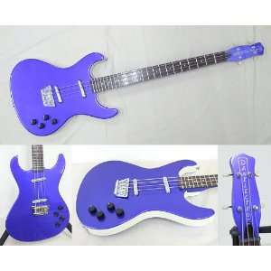 Danelectro Hodad Electric Bass Guitar Blue Metallic 