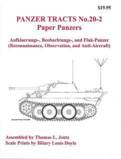 Panzer Tracts 20 2 Paper Panzers Flak Panzer  