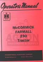 Farmall 230 Tractor Operators Owners Manual  