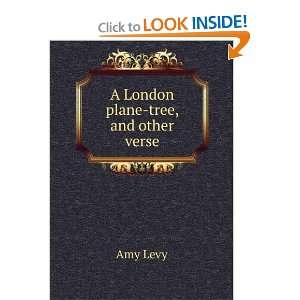 London plane tree, and other verse Amy Levy  Books