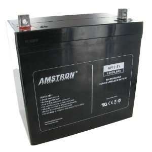    Amstron 12V/55Ah AGM/VRLA Battery (BCI Group 22NF) Electronics