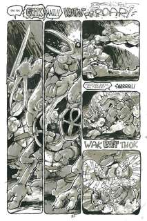 Teenage Mutant Ninja Turtles TMNT Issue 32 pg 31 Original art Kevin 