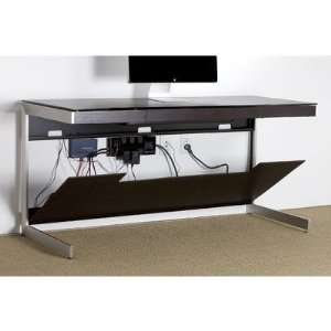  BDI Sequel Desk 6001   Espresso Stained Oak Electronics