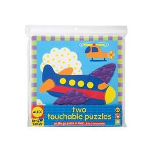  Two Touchable Puzzles Plane and Boat Toys & Games