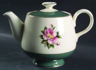 Homer Laughlin EMPIRE GREEN Tea Pot 5 3/8 6293816  