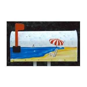  Beach Chair Mailbox (White) (9H x 6.85W x 20D) Patio 