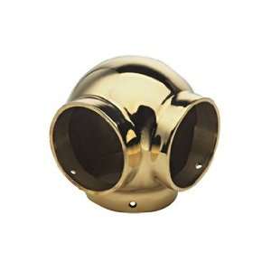  Lavi Industries 00 703/1 Polished Brass Ball Outside Ell 1 