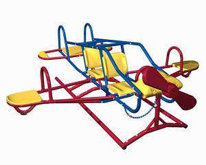 Lifetime Multi Color Ace Flyer Teeter Totter Playset  
