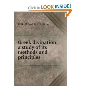  Greek divination; a study of its methods and principles W 