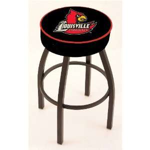  Louisville Cardinals 25 Single ring Swivel Bar Stool with 