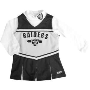   Raiders Toddler Long Sleeve Cheerleader Jumper