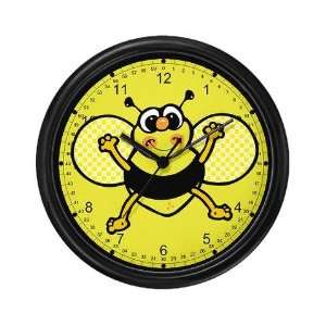  Friendly Bee 2 Pets Wall Clock by  Everything 