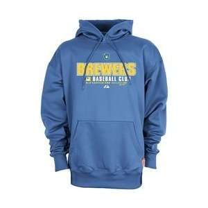  Milwaukee Brewers Cooperstown Therma Base Practice Hooded 