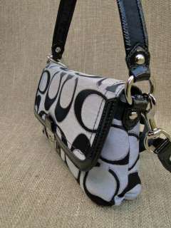 Coach Poppy Signature Lurex Layla Crossbody Handbag Hangtags Dust Bag 