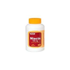  Niacin 100 mg, 1000 Tablets, Watson Rugby Health 