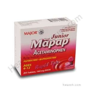 Mapap Childrens Rapid Melts 160mg (Bubble Gum)   24 Melts 
