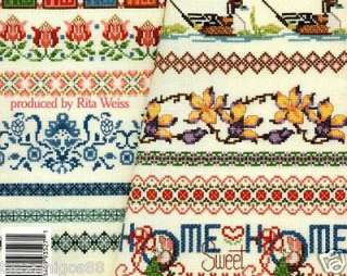 Cross Stitch Pattern Designs Borders Towels Sam Hawkins  