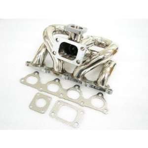   d16 civic crx del sol stainless steel t3 turbo manifold Automotive