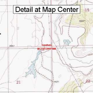   Quadrangle Map   Goshen, Utah (Folded/Waterproof)