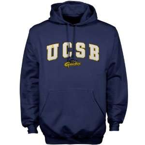 UC Santa Barbara Gauchos Navy Blue Player Pro Arch Hoody Sweatshirt 