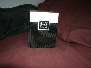BLACK SUEDE Mens COLOGNE Gift Set Cologne/Wallet & Soap Avon  