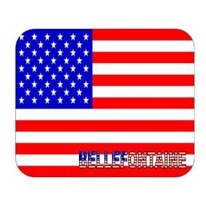  US Flag   Bellefontaine, Ohio (OH) Mouse Pad Everything 