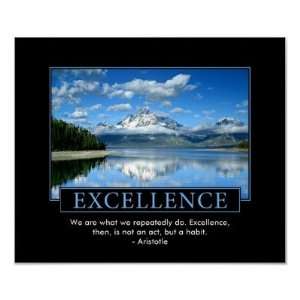  Excellence Inspirational Poster