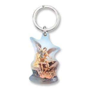 St. Michael Key Ring with Bonella Picture (1435 330) 