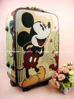 Mickey Mouse Luggage Bag Baggage Trolley Roller Set 192  